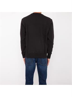 FELPA VERSACE JEANS NERO in UOMO