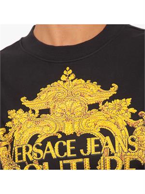 FELPA VERSACE JEANS NERO in DONNA