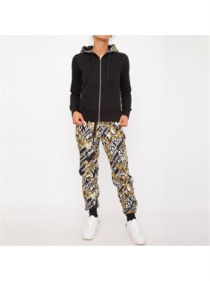PANTALONE TUTA VERSACE JEANS NERO in DONNA