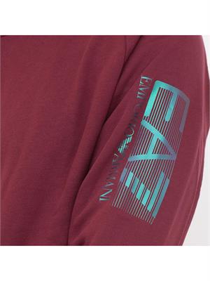 TUTA SPORTIVA EA7 EMPORIO ARMANI BORDEAUX in UOMO