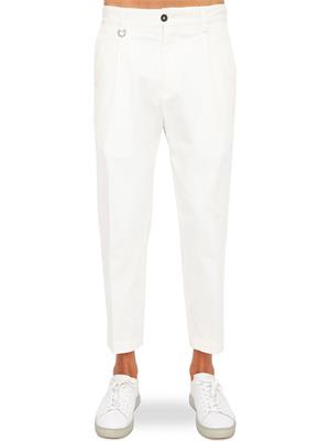 PANTALONE CASUAL PAOLO PECORA BIANCO in UOMO