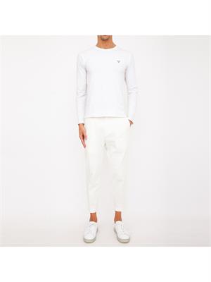 PANTALONE CASUAL PAOLO PECORA BIANCO in UOMO