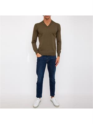 MAGLIA PAOLO PECORA VERDE in UOMO