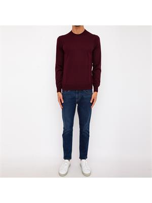 MAGLIA PAOLO PECORA BORDEAUX in UOMO