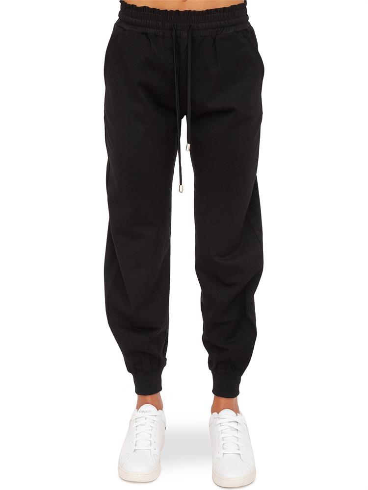 PANTALONE TUTA TWIN-SET NERO