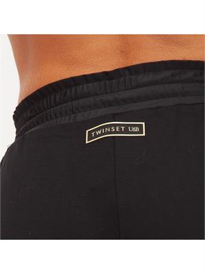 PANTALONE TUTA TWIN-SET NERO in DONNA