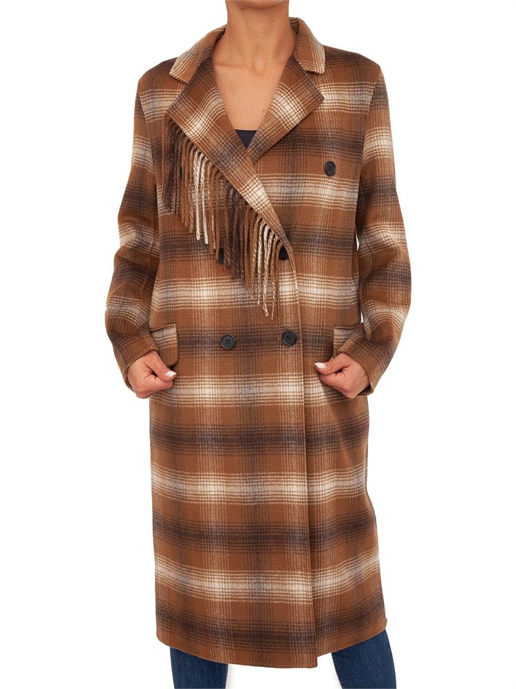 CAPPOTTO TWIN-SET MARRONE
