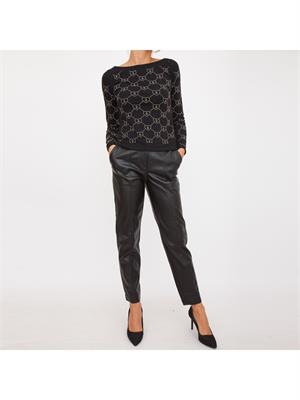 PANTALONE CASUAL NENETTE NERO in DONNA