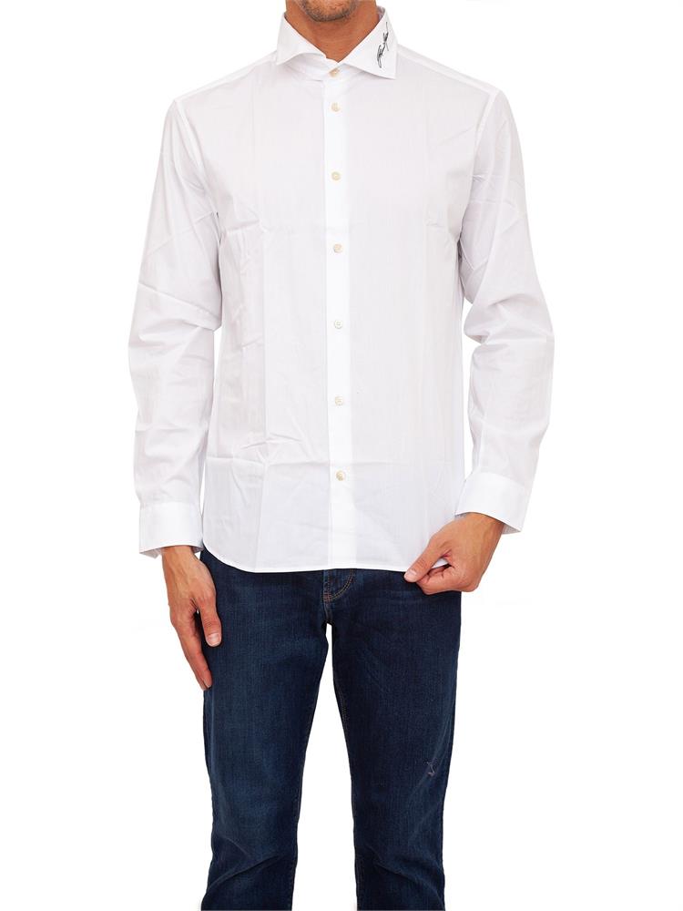 CAMICIA MANICA LUNGA EMPORIO ARMANI BIANCO
