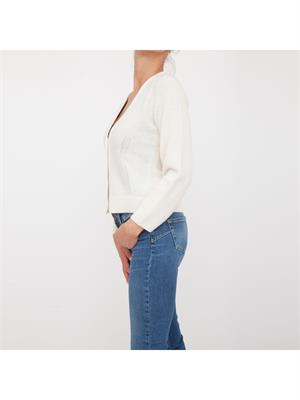 CARDIGAN NENETTE BIANCO in DONNA