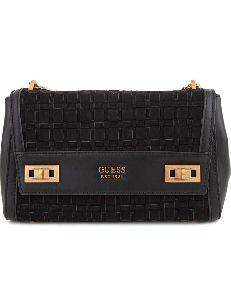 BORSA A SPALLA GUESS JEANS NERO