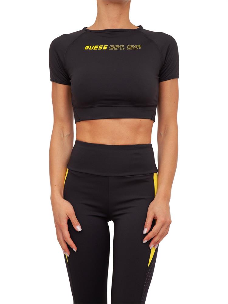 TOP GUESS JEANS NERO