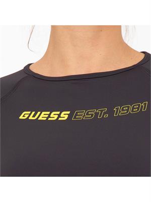 TOP GUESS JEANS NERO in DONNA