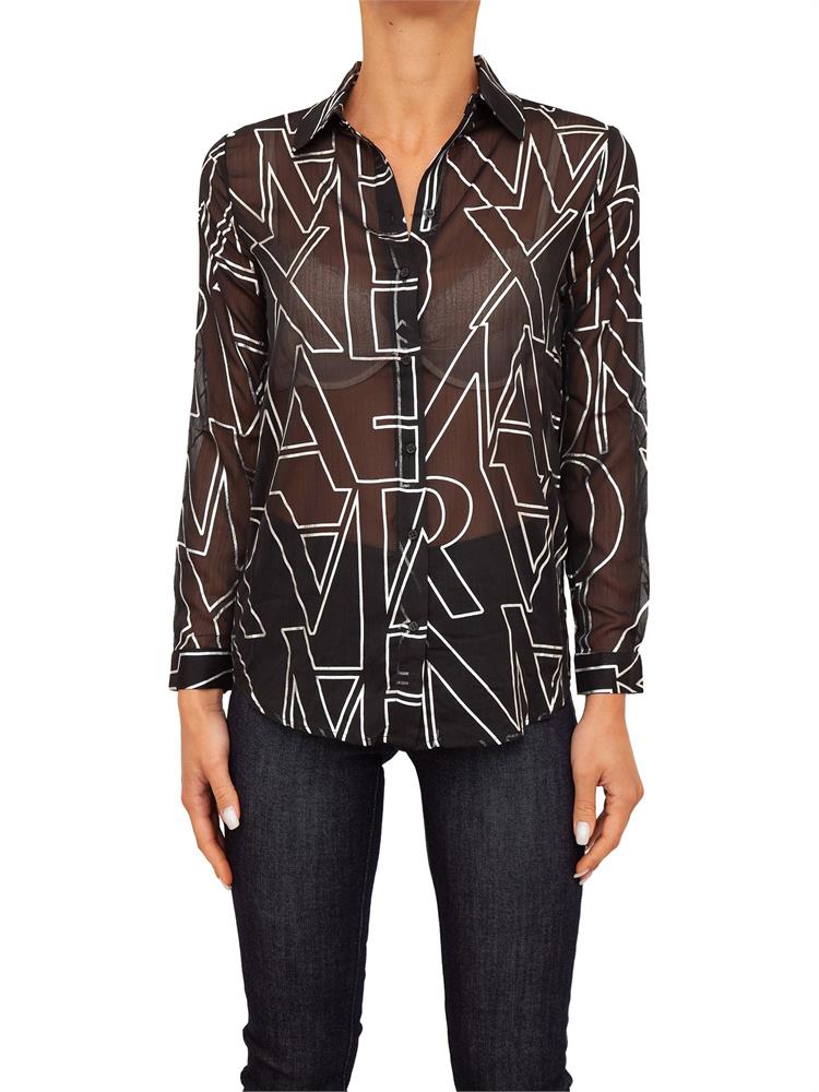 CAMICIA MANICA LUNGA ARMANI EXCHANGE NERO