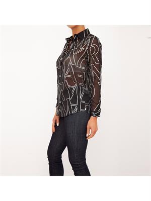 CAMICIA MANICA LUNGA ARMANI EXCHANGE NERO in DONNA