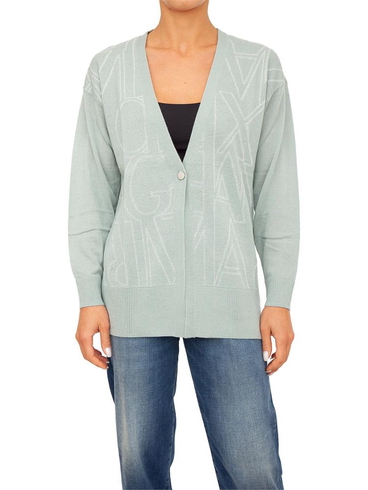 CARDIGAN ARMANI EXCHANGE VERDE ACQUA