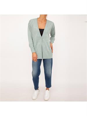 CARDIGAN ARMANI EXCHANGE VERDE ACQUA in DONNA