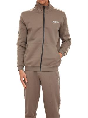 FELPA GUESS JEANS TAUPE in UOMO