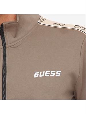 FELPA GUESS JEANS TAUPE in UOMO