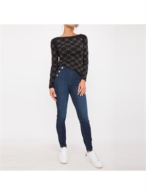 DENIM GUESS JEANS BLU DENIM in DONNA