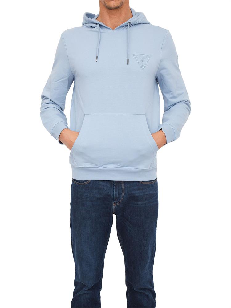 FELPA GUESS JEANS AZZURRO