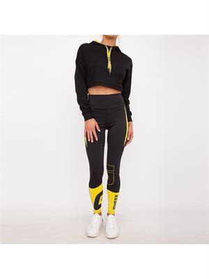 LEGGINGS GUESS JEANS NERO in DONNA