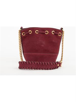 BORSA A SPALLA GUESS JEANS BORDEAUX in DONNA