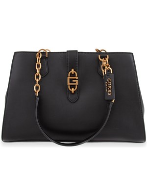 BORSA A SPALLA GUESS JEANS NERO in DONNA