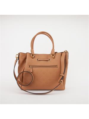 BORSA A SPALLA GUESS JEANS MARRONE in DONNA