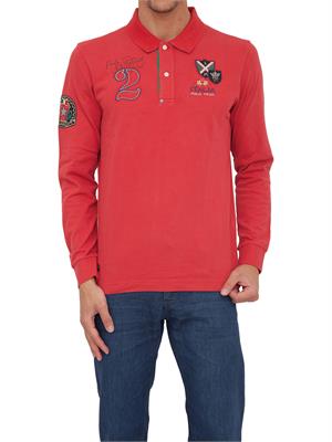 POLO LA MARTINA ROSSO in UOMO