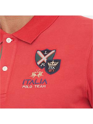 POLO LA MARTINA ROSSO in UOMO