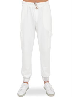 PANTALONE TUTA ELEVENTY BIANCO in UOMO