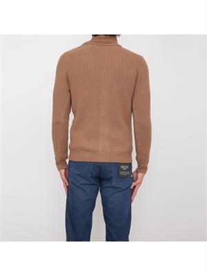 CARDIGAN ELEVENTY CAMMELLO in UOMO