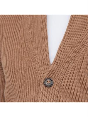 CARDIGAN ELEVENTY CAMMELLO in UOMO