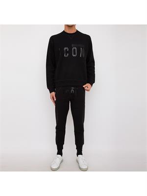FELPA DSQUARED2 NERO in UOMO