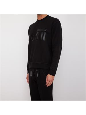 FELPA DSQUARED2 NERO in UOMO