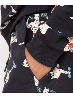 PANTALONE TUTA MOSCHINO UNDERWEAR NERO in UOMO