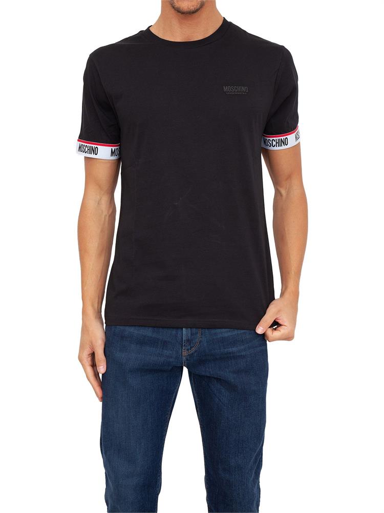 T-SHIRT MOSCHINO UNDERWEAR NERO