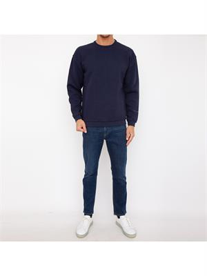 FELPA DANIELE ALESSANDRINI BLU in UOMO