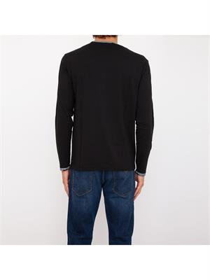 MAGLIA DANIELE ALESSANDRINI NERO in UOMO