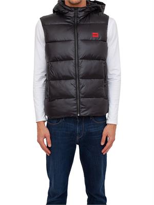 GILET HUGO BOSS NERO in UOMO