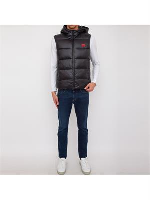 GILET HUGO BOSS NERO in UOMO