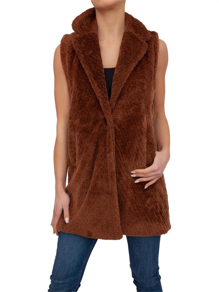 GILET MARELLA MARRONE