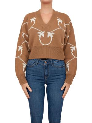 MAGLIA PINKO CAMMELLO in DONNA
