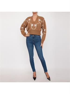 MAGLIA PINKO CAMMELLO in DONNA