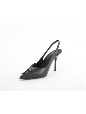 SCARPE CON TACCO LOVE MOSCHINO NERO in DONNA