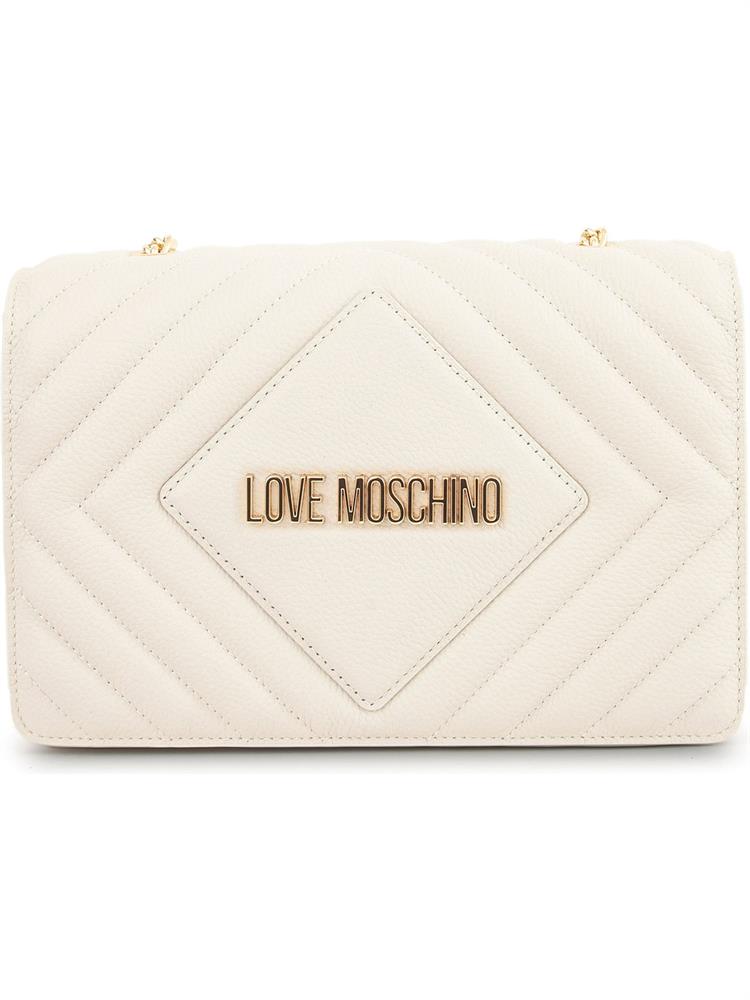 BORSA A SPALLA LOVE MOSCHINO AVORIO