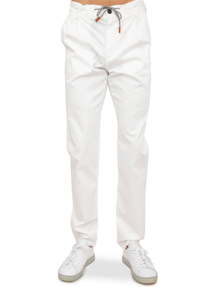 PANTALONE CASUAL ELEVENTY BIANCO