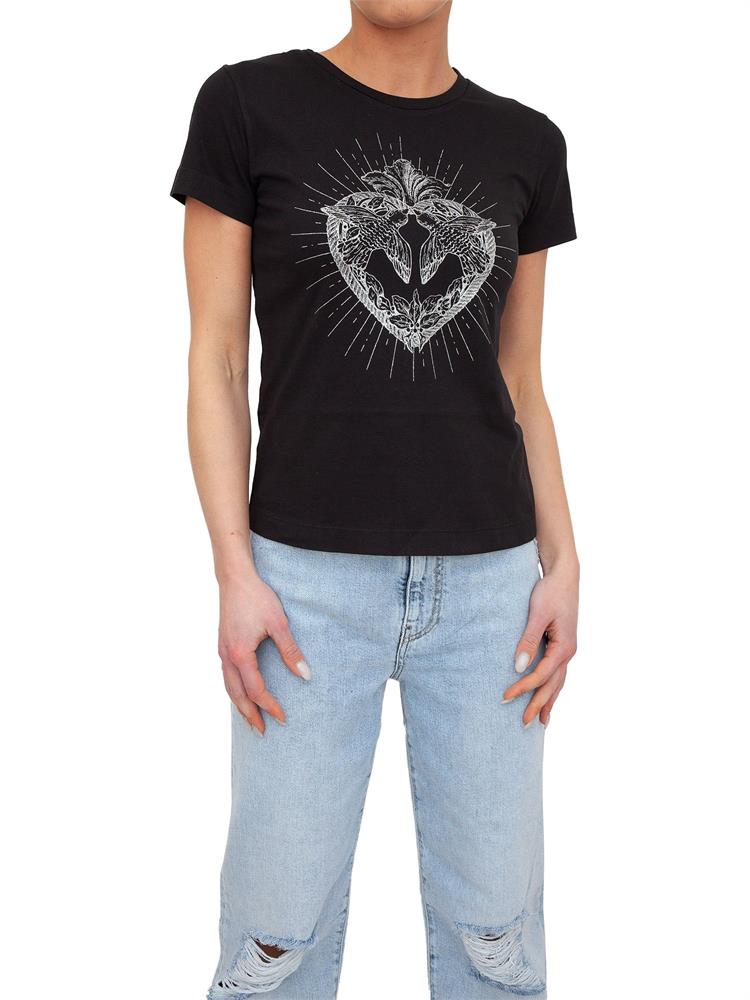 T-SHIRT PINKO NERO