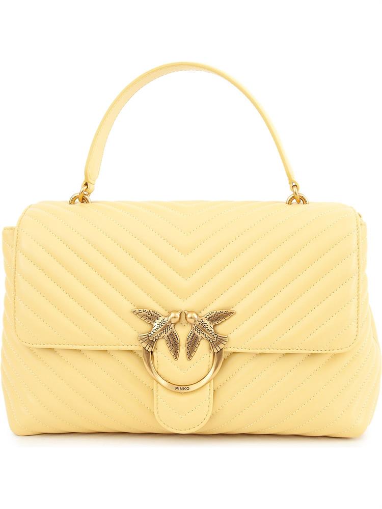 BORSA A SPALLA PINKO GIALLO